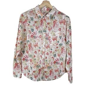 Faherty Multicolor Floral Button Down Shirt